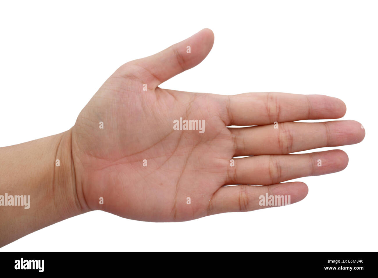 basic Hand posture that are mostly use in a game Stock Photo