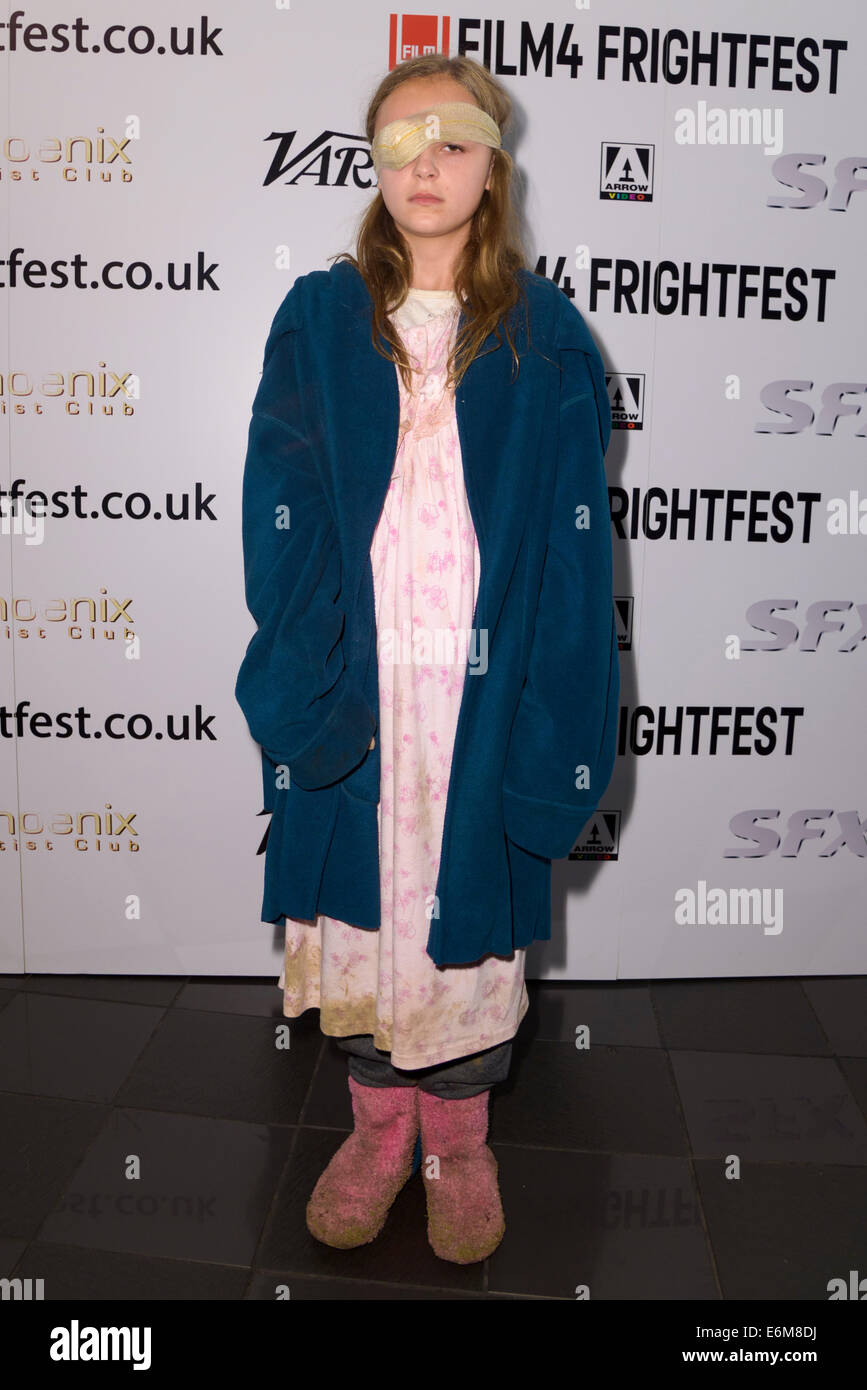 The 15th Film4 Frightfest on 25/08/2014 at The VUE West End, London. Cast and crew attend the World Premiere of X MOOR.  Persons pictured: Jemma Obrien. Picture by Julie Edwards Stock Photo