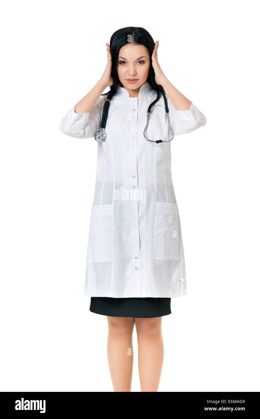 Angry female doctor hi-res stock photography and images - Alamy