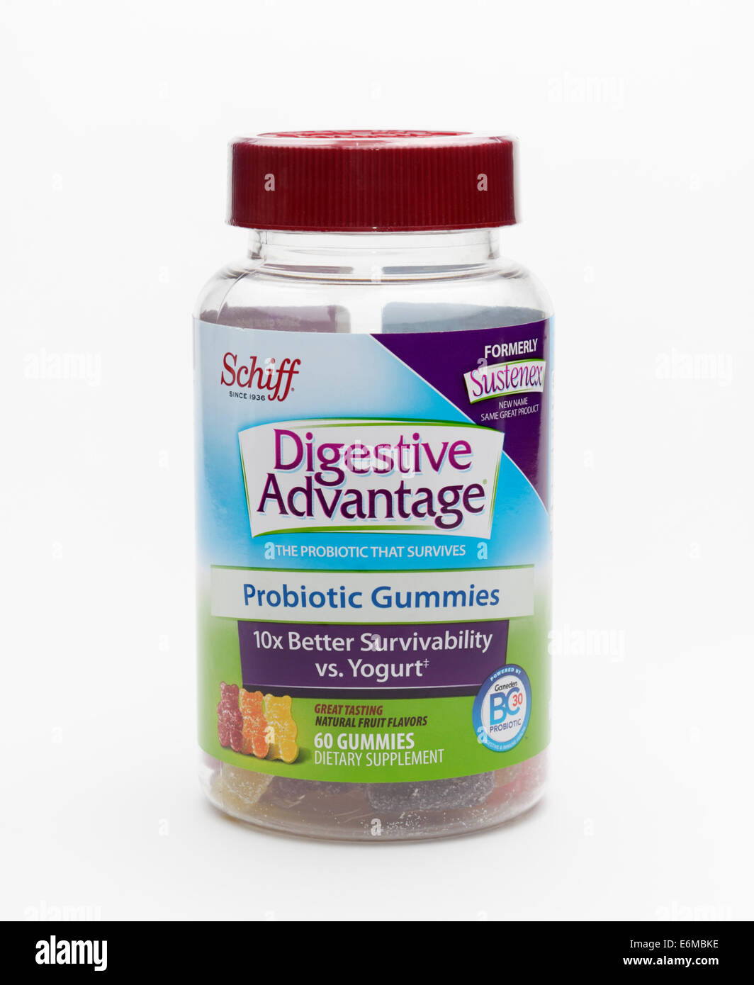 Probiotic supplement gummies Stock Photo