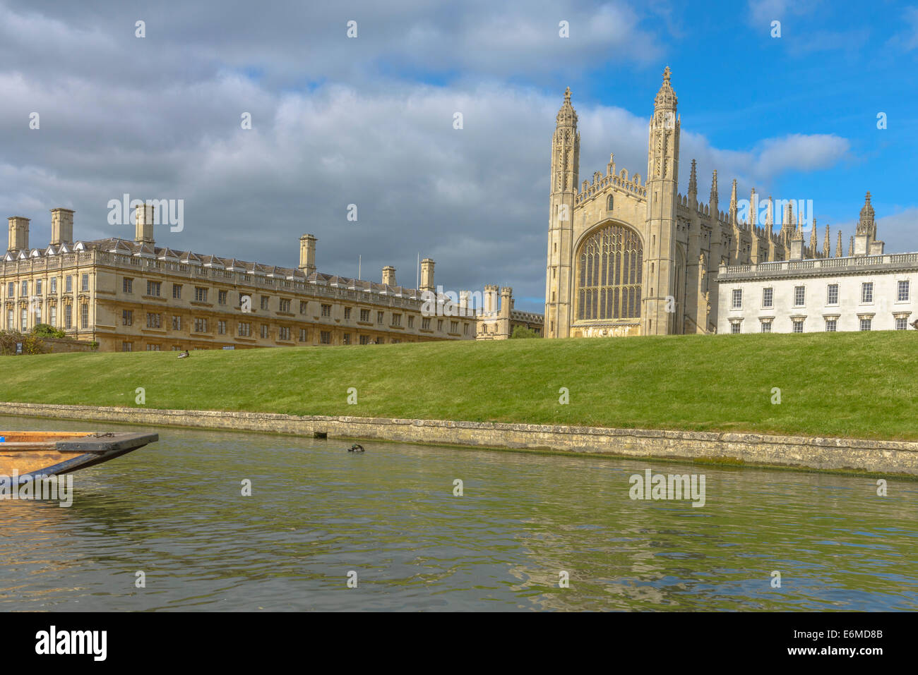 Kings College Chapel and College, Cambridge University, Cambridge, England Stock Photo