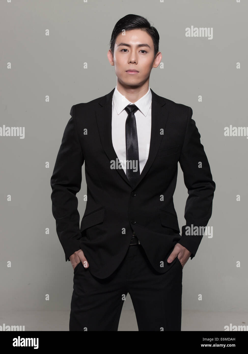 Successful Young Asian Businessman Posing Stock Photo - Alamy