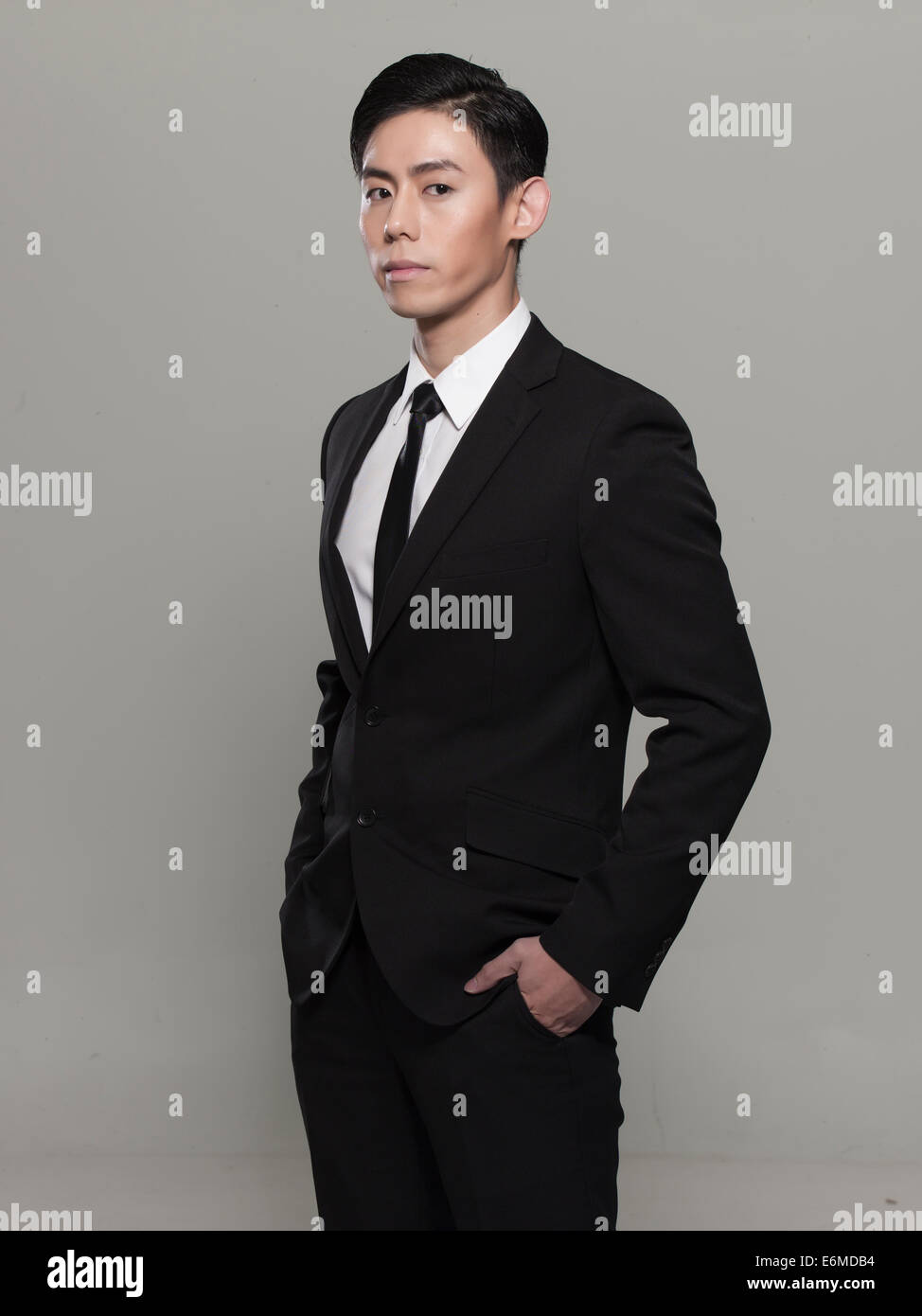 Successful Young Asian Businessman Posing Stock Photo - Alamy