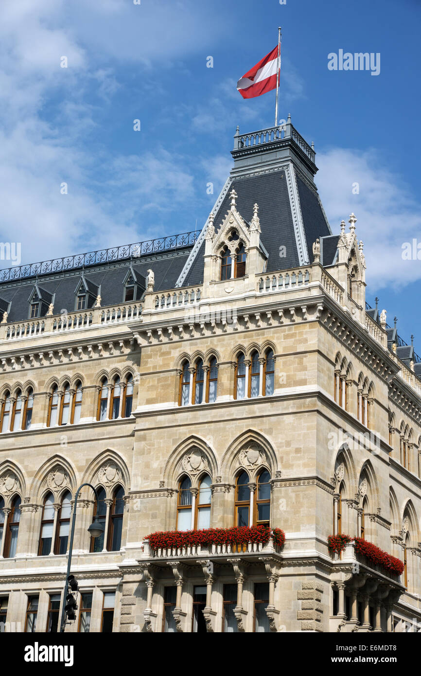 Detail from city hall of Vienna Stock Photo Alamy