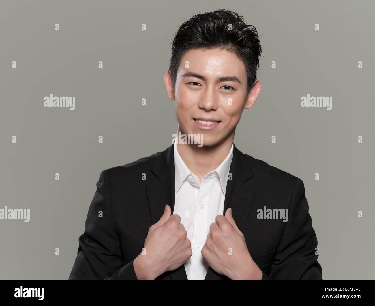 Asian guy face hi-res stock photography and images - Alamy