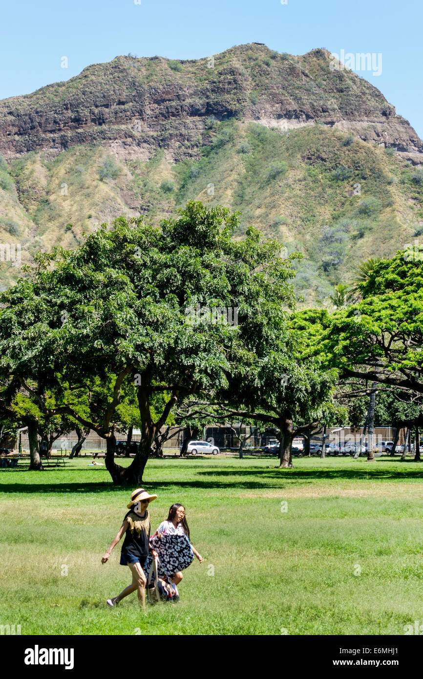 Honolulu Waikiki Beach Hawaii,Hawaiian,Oahu,Kapiolani Regional Park