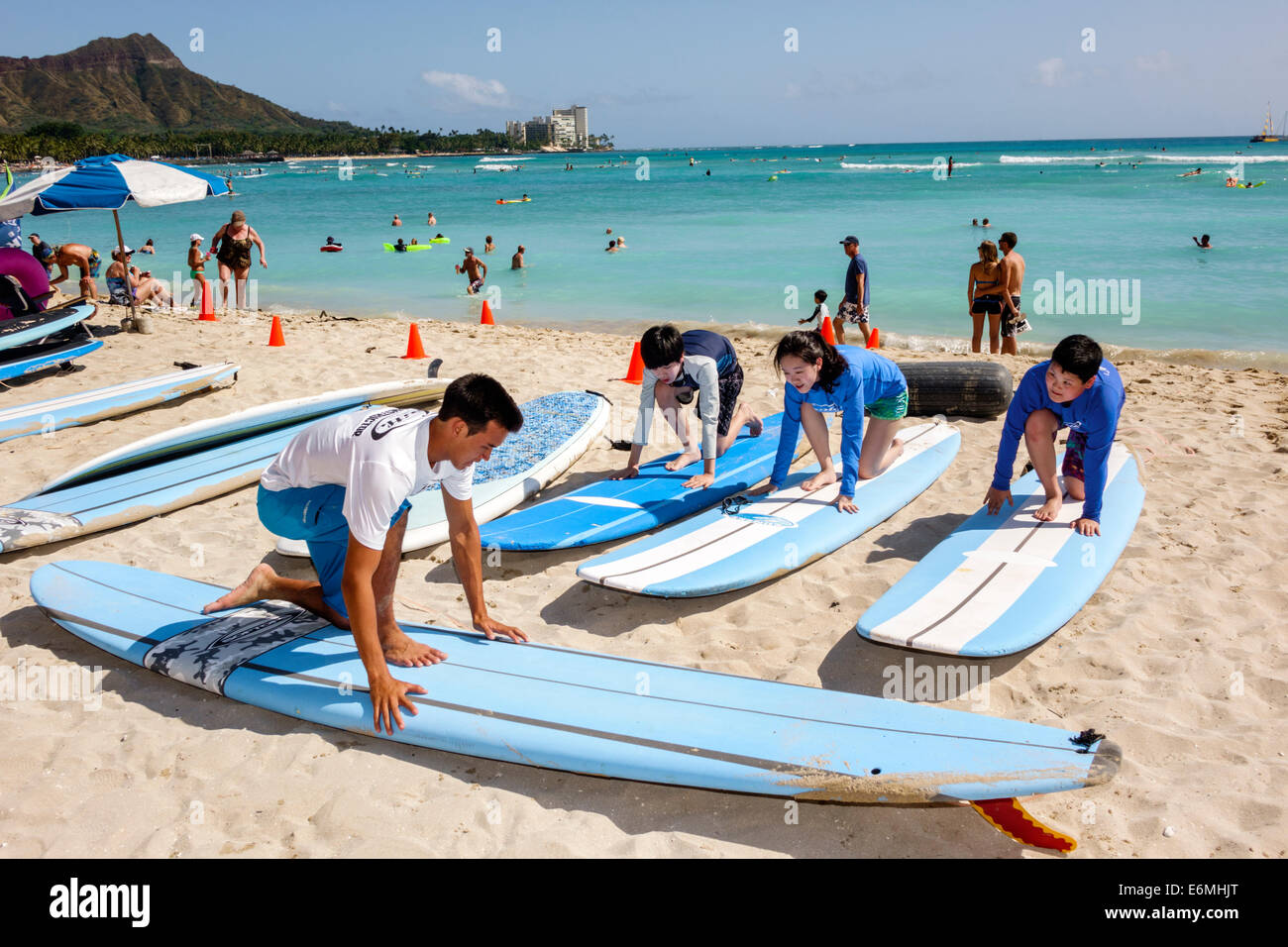 Asian Female Surfing Ocean High Resolution Stock Photography and Images ...