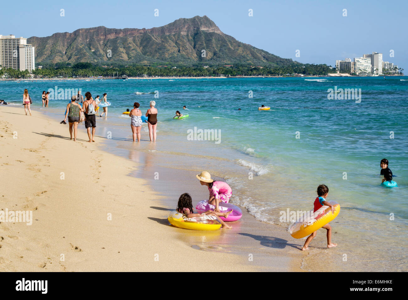 Honolulu Waikiki Beach Hawaii,Hawaiian,Oahu,Pacific Ocean water,Waikiki