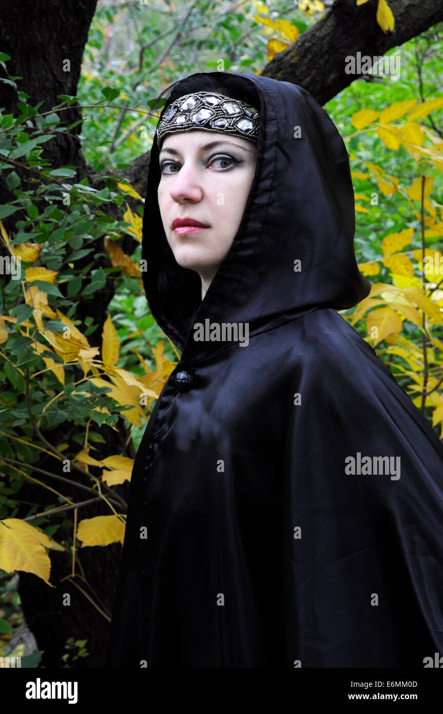 Black Hood Cloak High Resolution Stock Photography and Images - Alamy