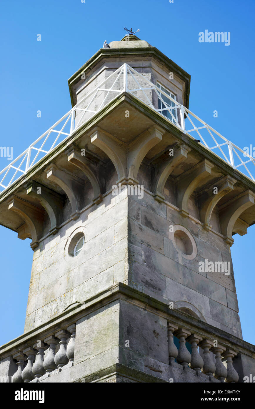 The Lower Lighthouse in Fleetwood, Lancashire, England Stock Photo