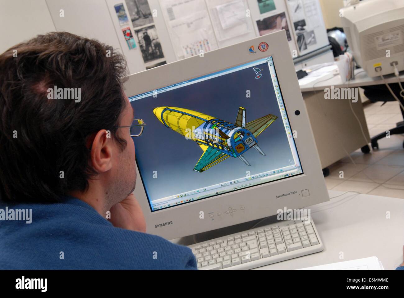 Gavazzi Space, leader Italian industry in the aerospace and nanotechnologies field Stock Photo