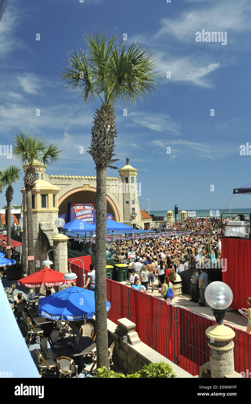 Capacity crowd watching NCA Cheerleading competition in Daytona Beach