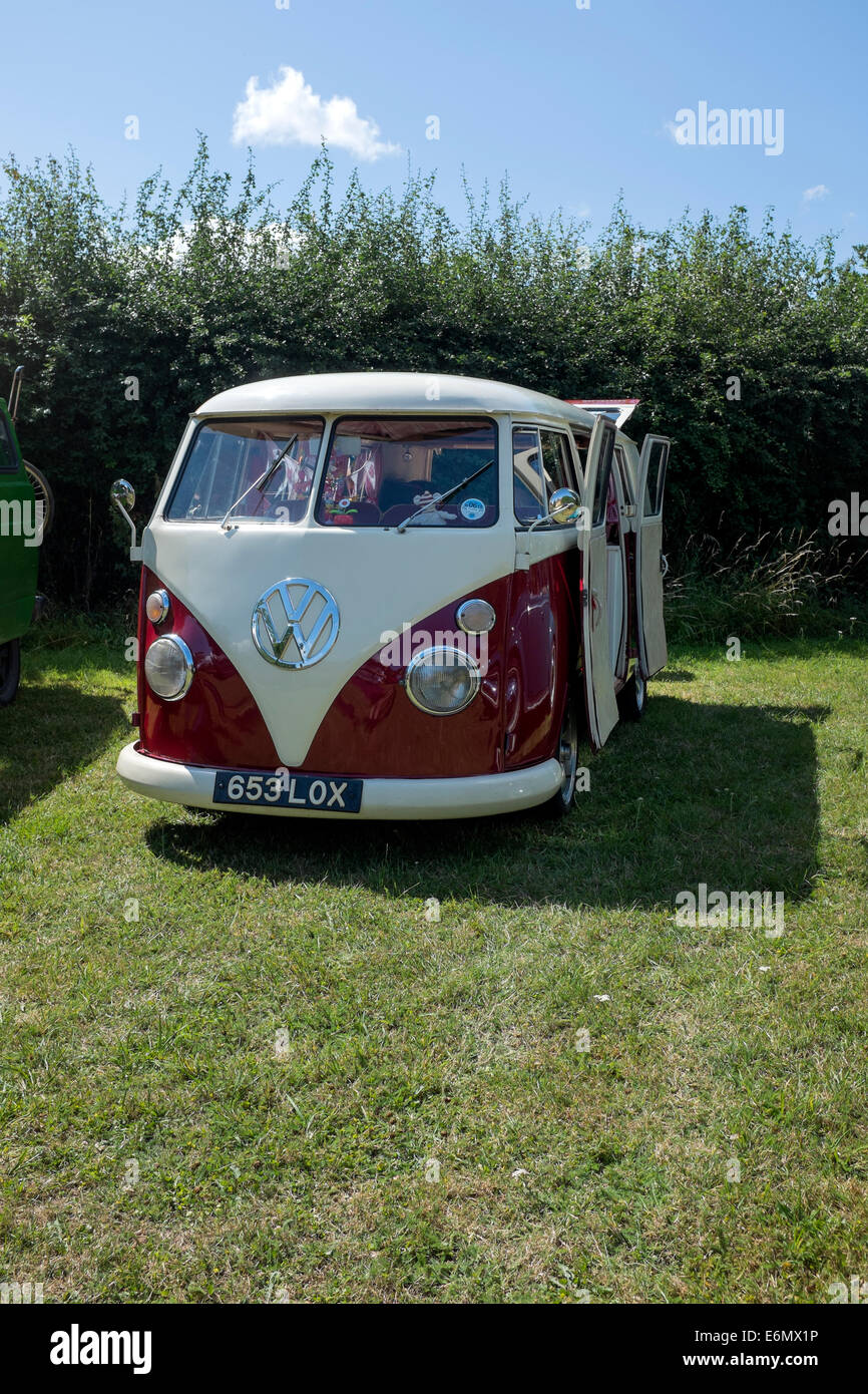 VW Volkswagon Campervan Stock Photo