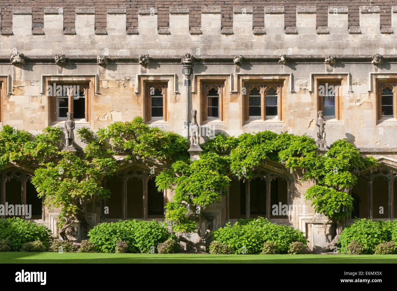 The cloisters of Magdalen College, Oxford. Stock Photo