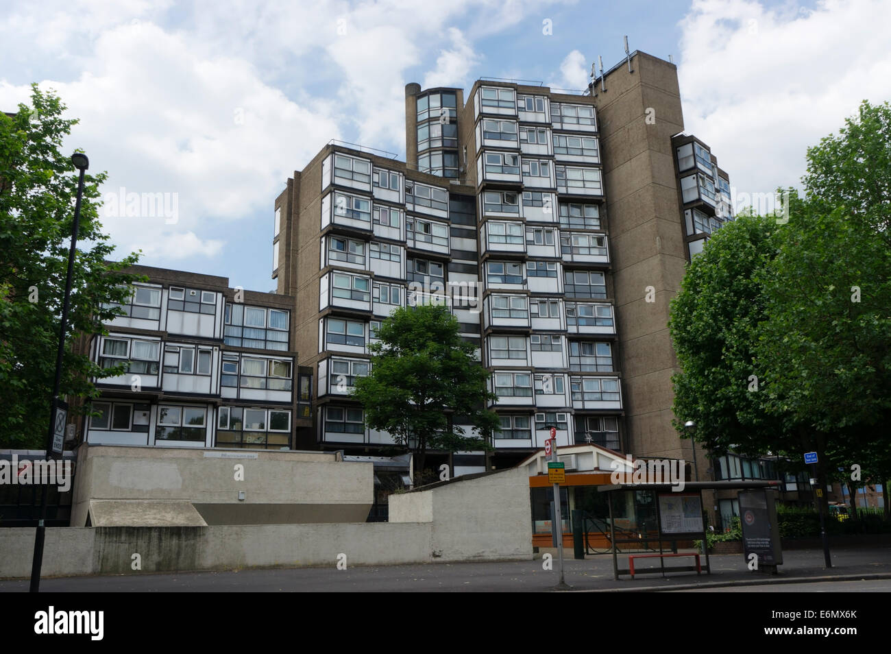 Lambeth Towers, designed by George Finch of Lambeth Architect's Department in 1965. Stock Photo