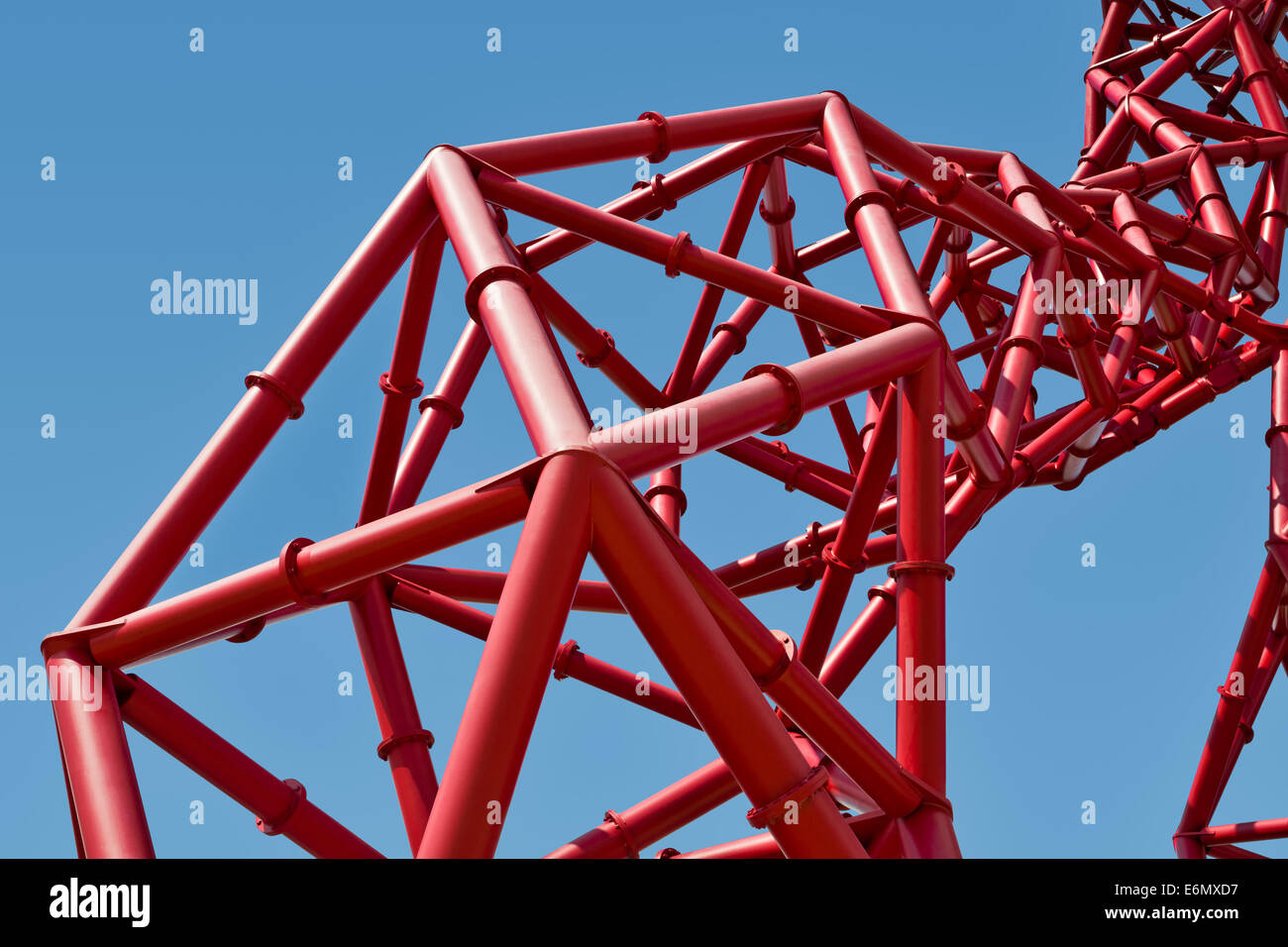 ArcelorMittal Orbit Tower at the Olympic site Stock Photo
