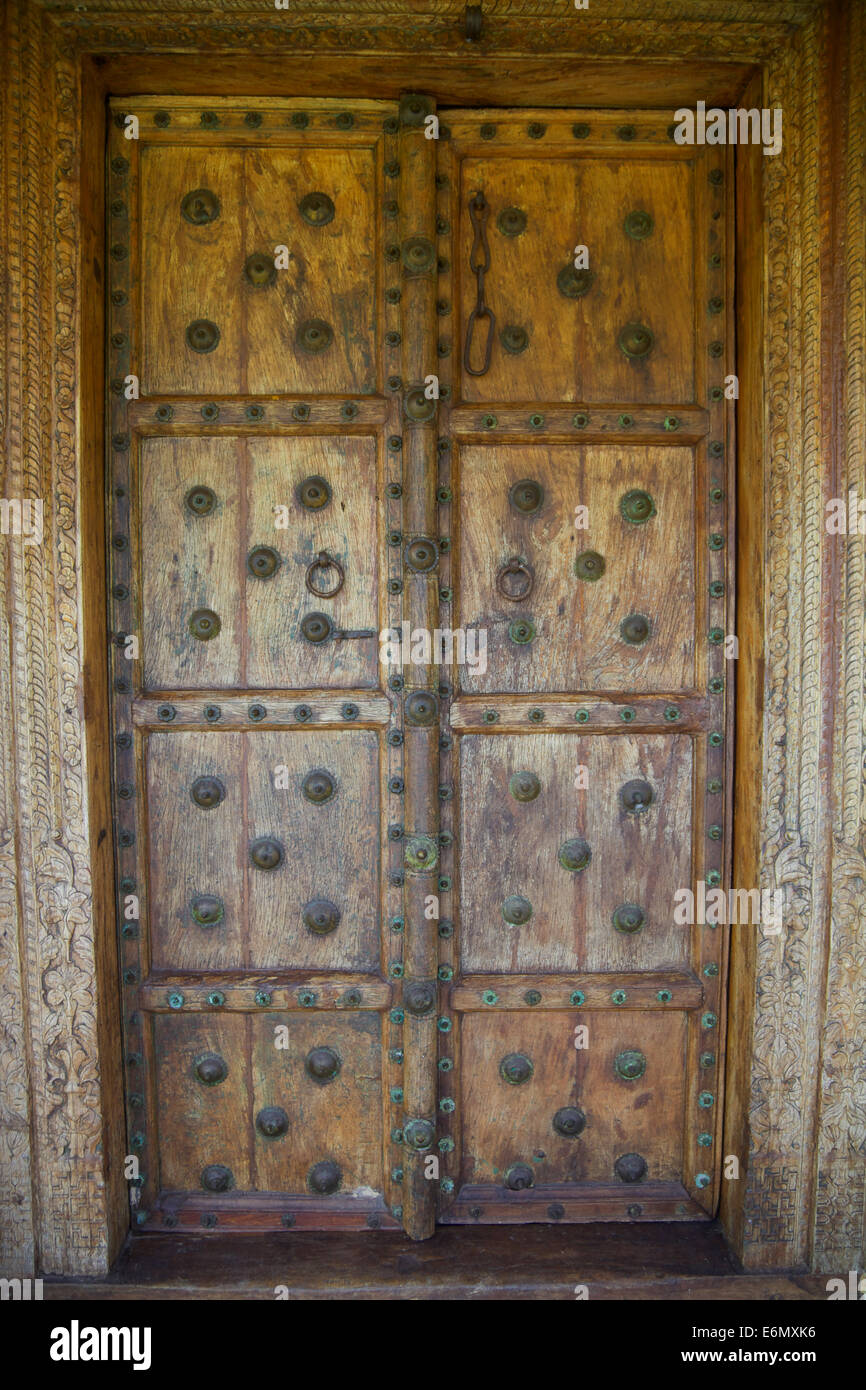 Old Indian Wooden House Doors High Resolution Stock Photography And Images Alamy