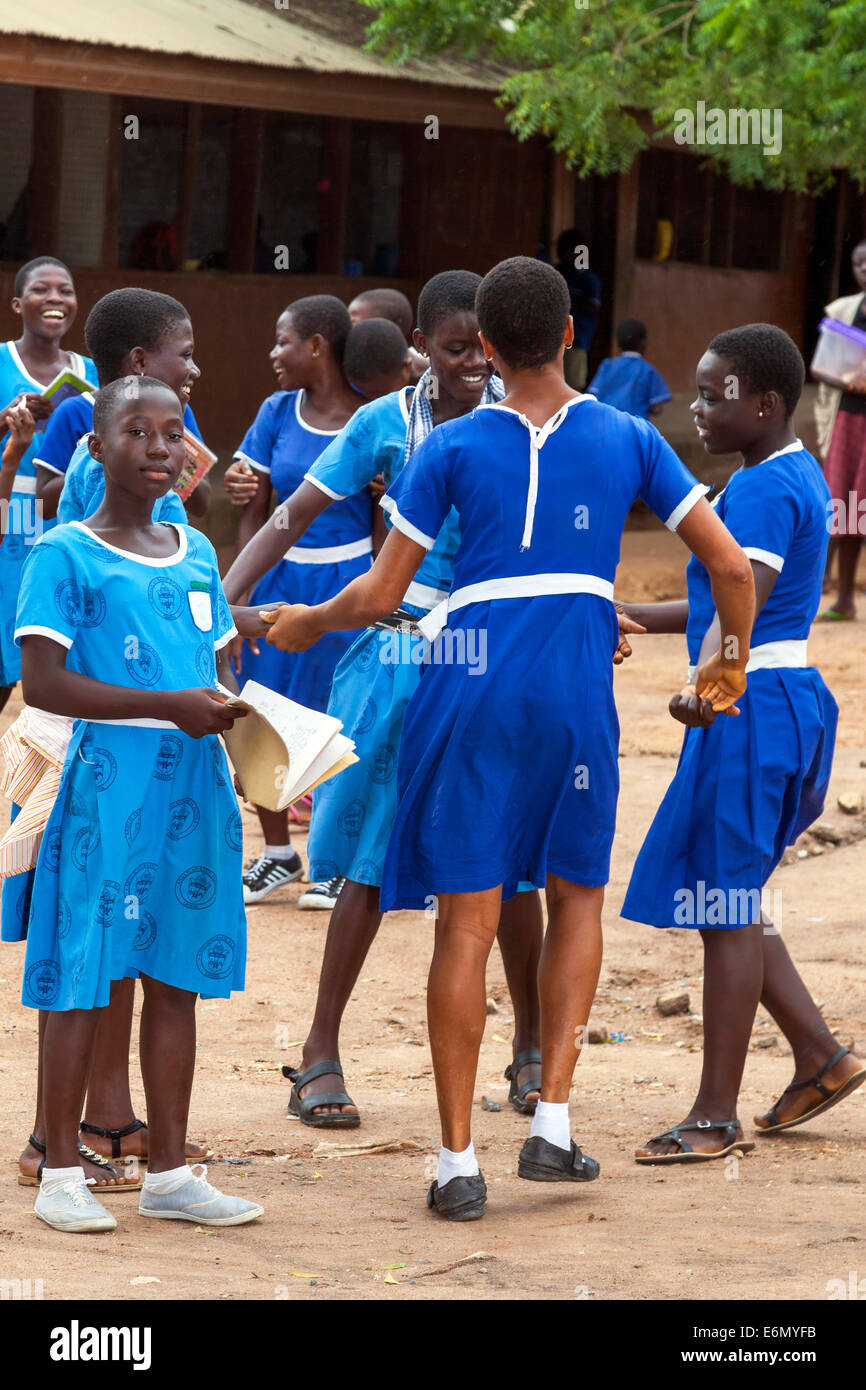 School children, Accra, Ghana, Africa Stock Photo Alamy