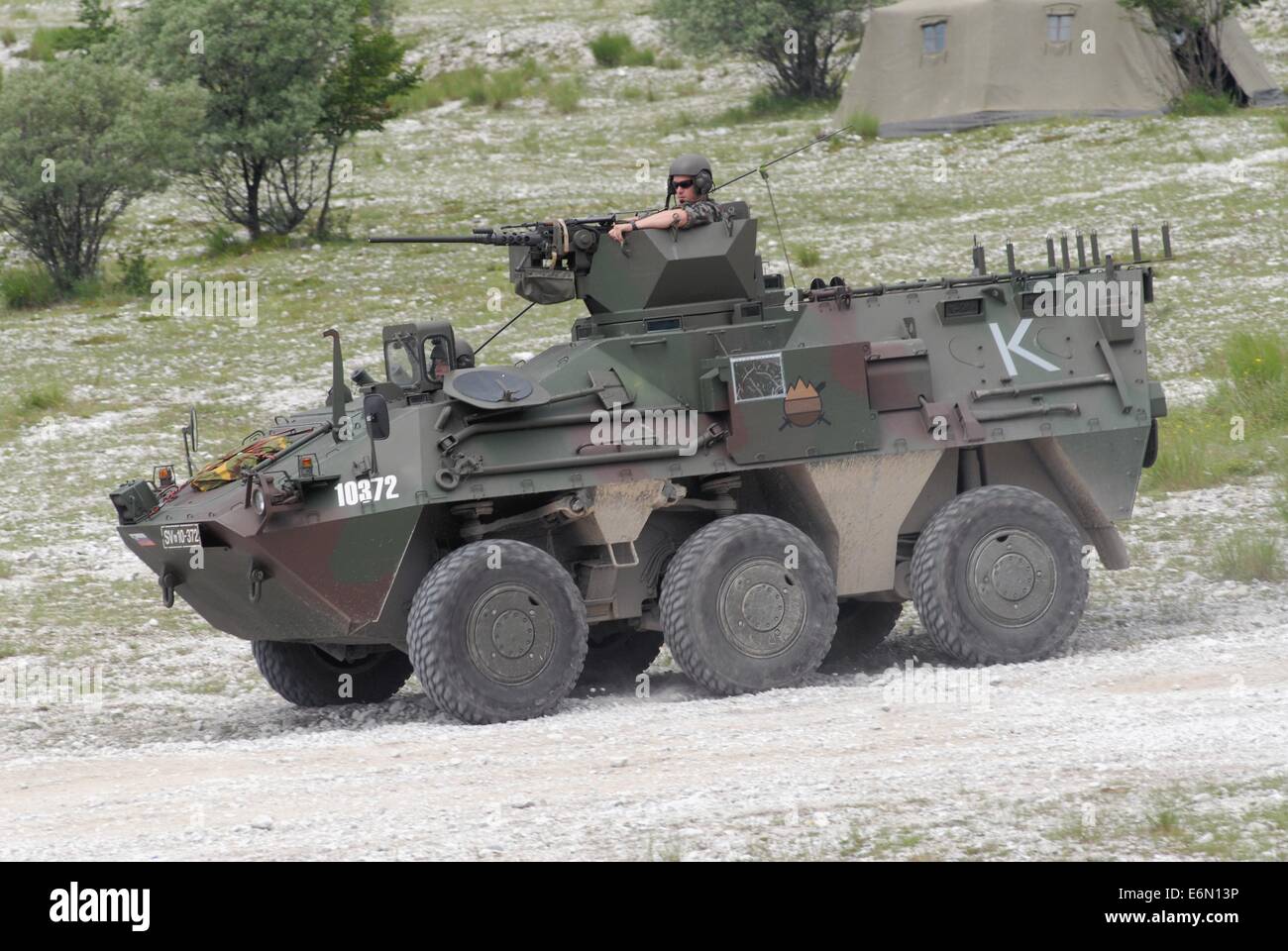 MLF, European Multinational Land Force; light armored car Valuk of