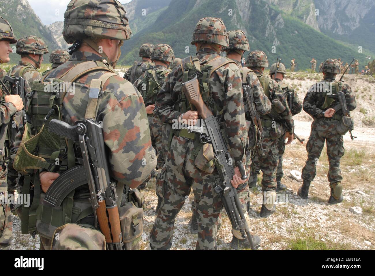 MLF, European Multinational Land Force; soldiers of Slovenian army