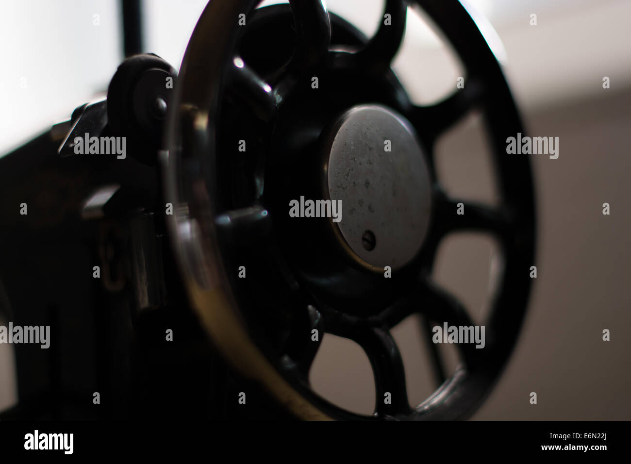 sewing machine wheel Stock Photo Alamy