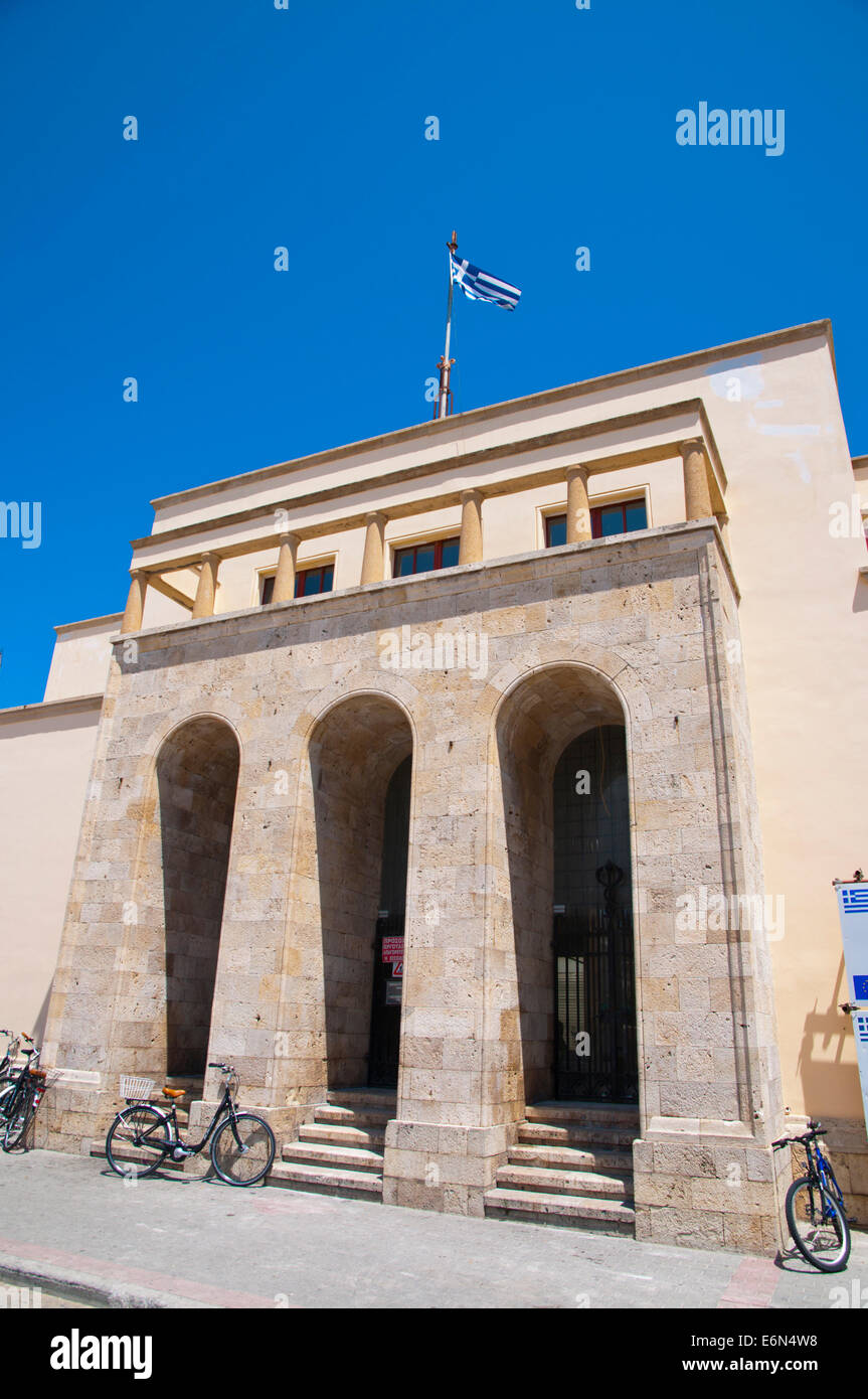 Archaeological Museum of Kos (1935), Eleftherias square, Kos town, Kos island, Dodecanese islands, Greece, Europe Stock Photo