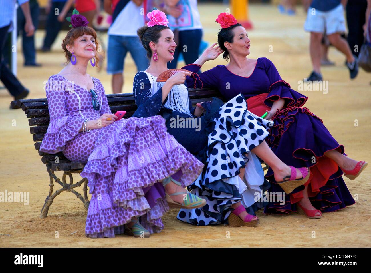 Annual Horse Fair, Jerez de la Frontera, Cadiz Province, Andalucia, Spain, South West Europe Stock Photo