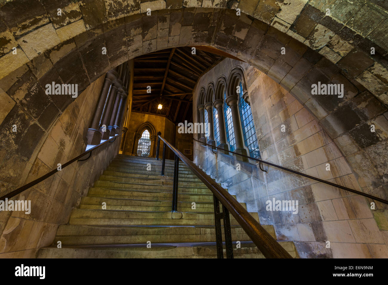 Dean's Steps in Canterbury cathedral, England Stock Photo Alamy