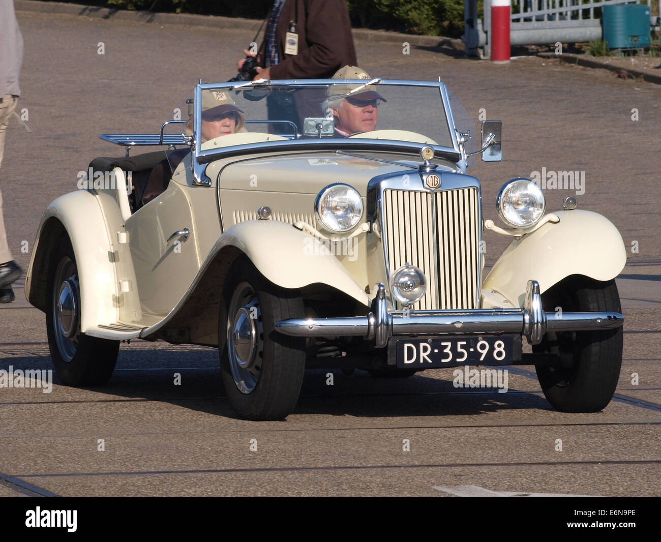 MG TD (1951). Dutch licence registration DR-35-98, pic4 Stock Photo