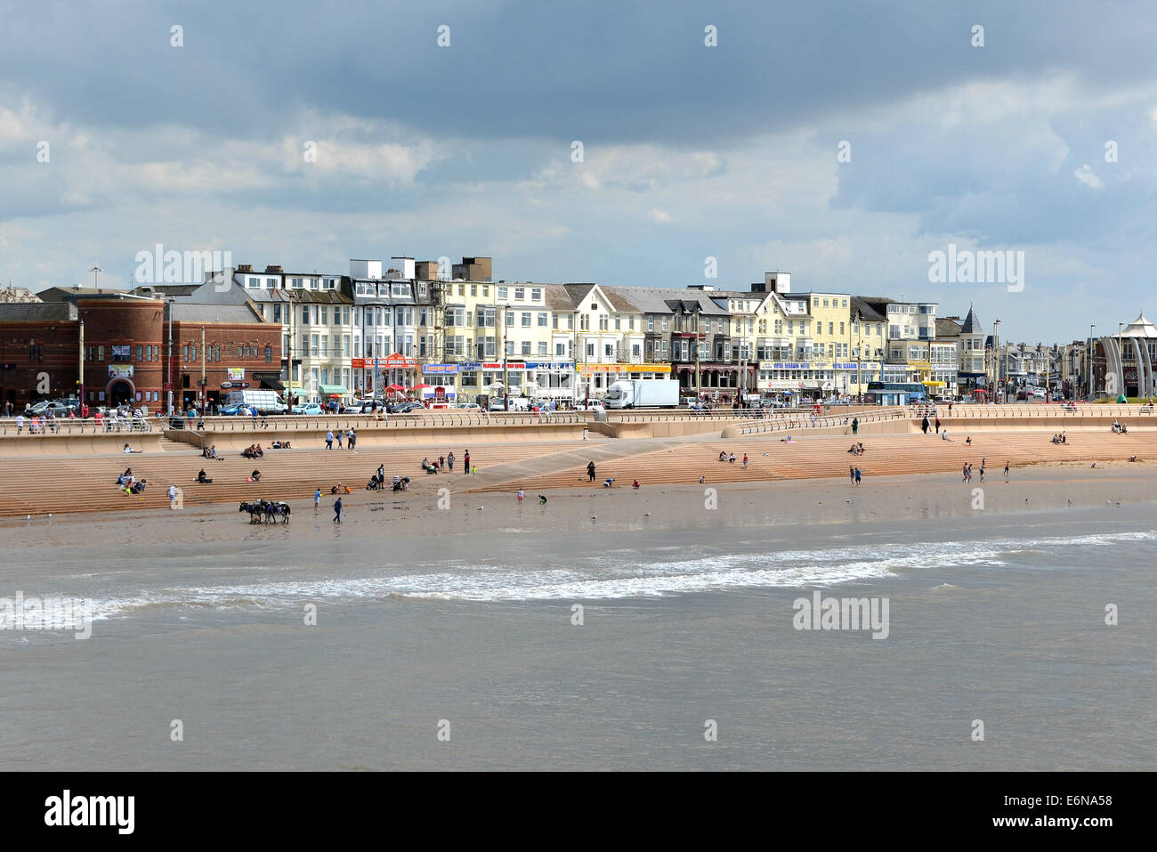 Hotels on the seafront at Blackpool in Lancashire, UK Stock Photo Alamy
