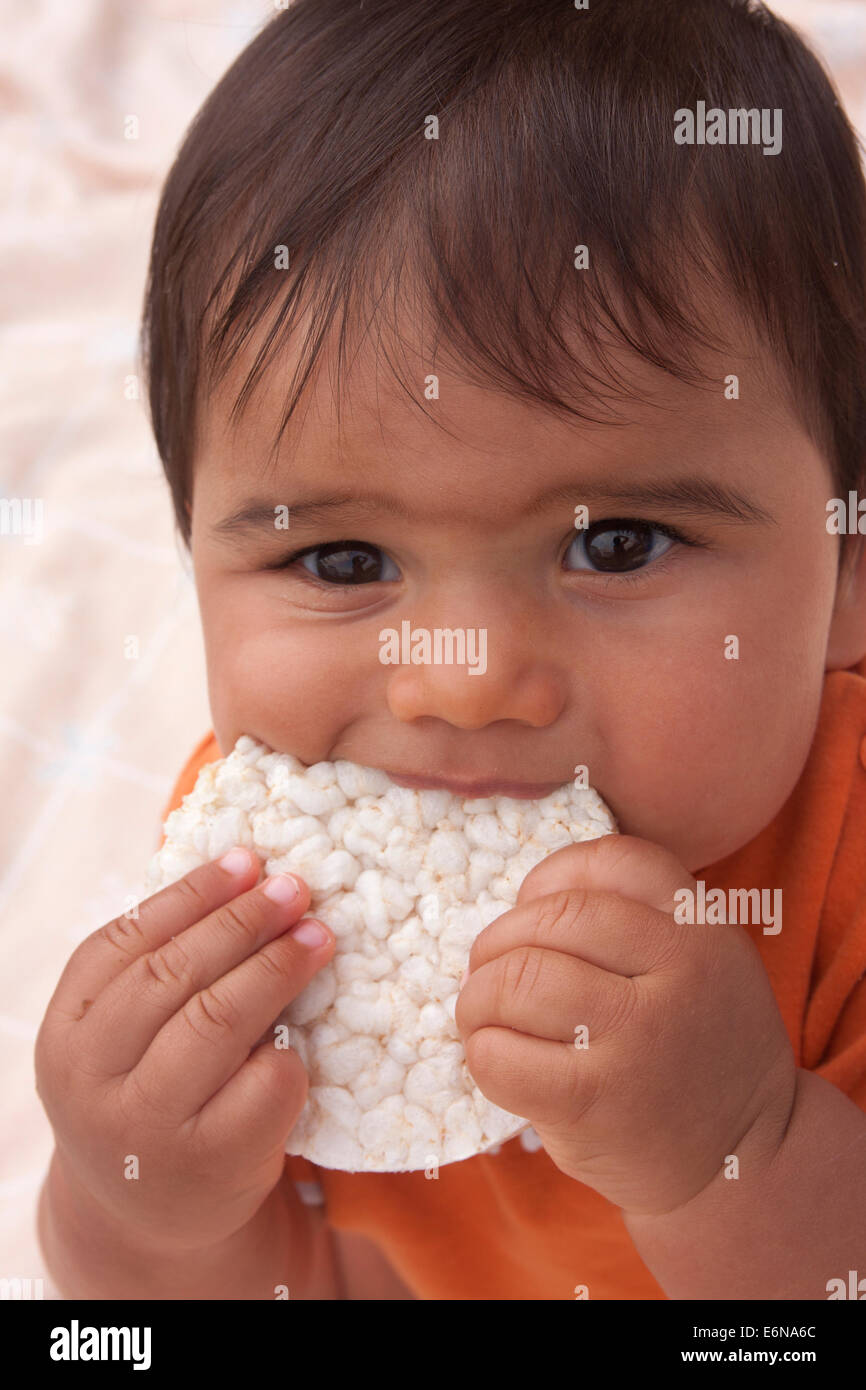 Baby Eating Rice Cake Stock Photo Alamy creative-and-delicious-rice-cake-recipes