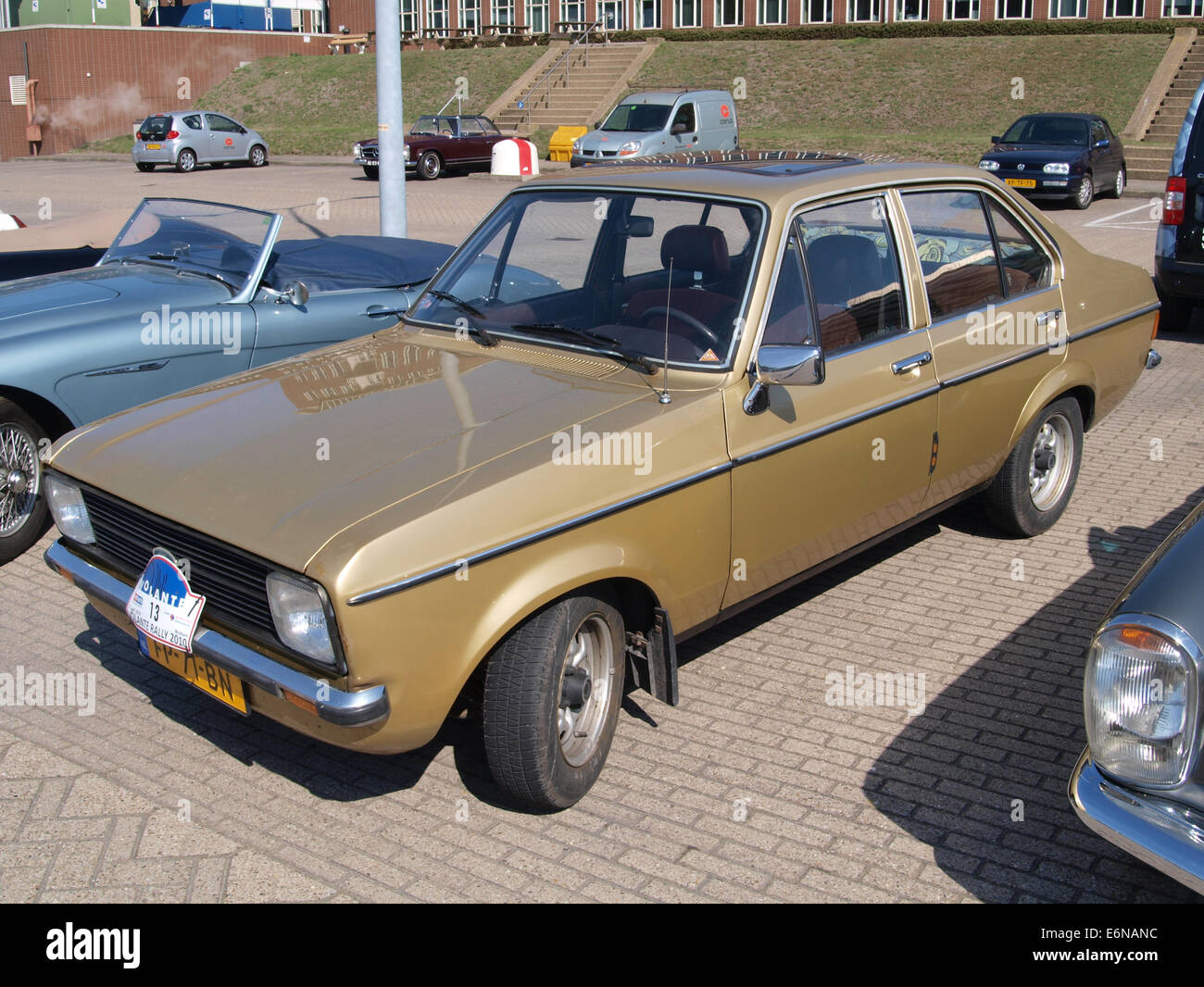 Ford ESCORT 1300 GL, licence FP-71-BN, pic2 Stock Photo