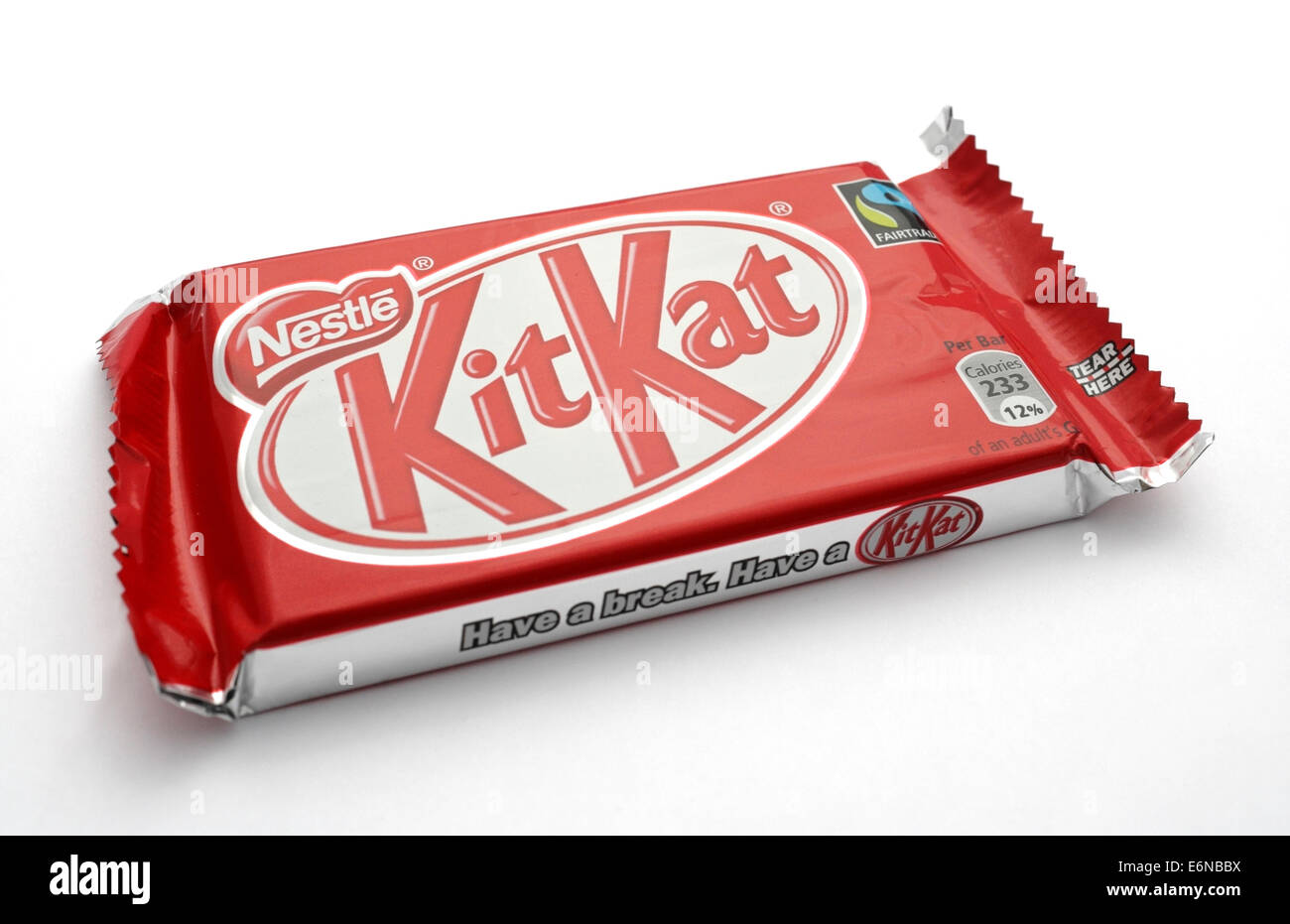 Nestle kit kat dark chocolate bar hi-res stock photography and