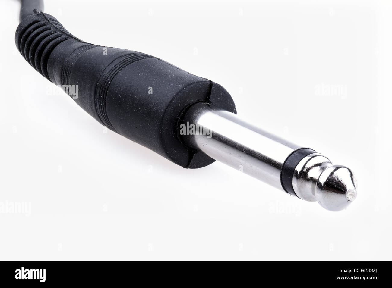 Isolated plug on the white background. Electric guitar plug unplugged Stock Photo Alamy