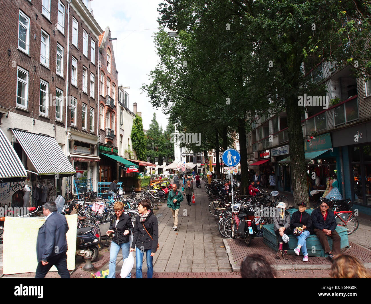 Eerste van der Helststraat, foto2 Stock