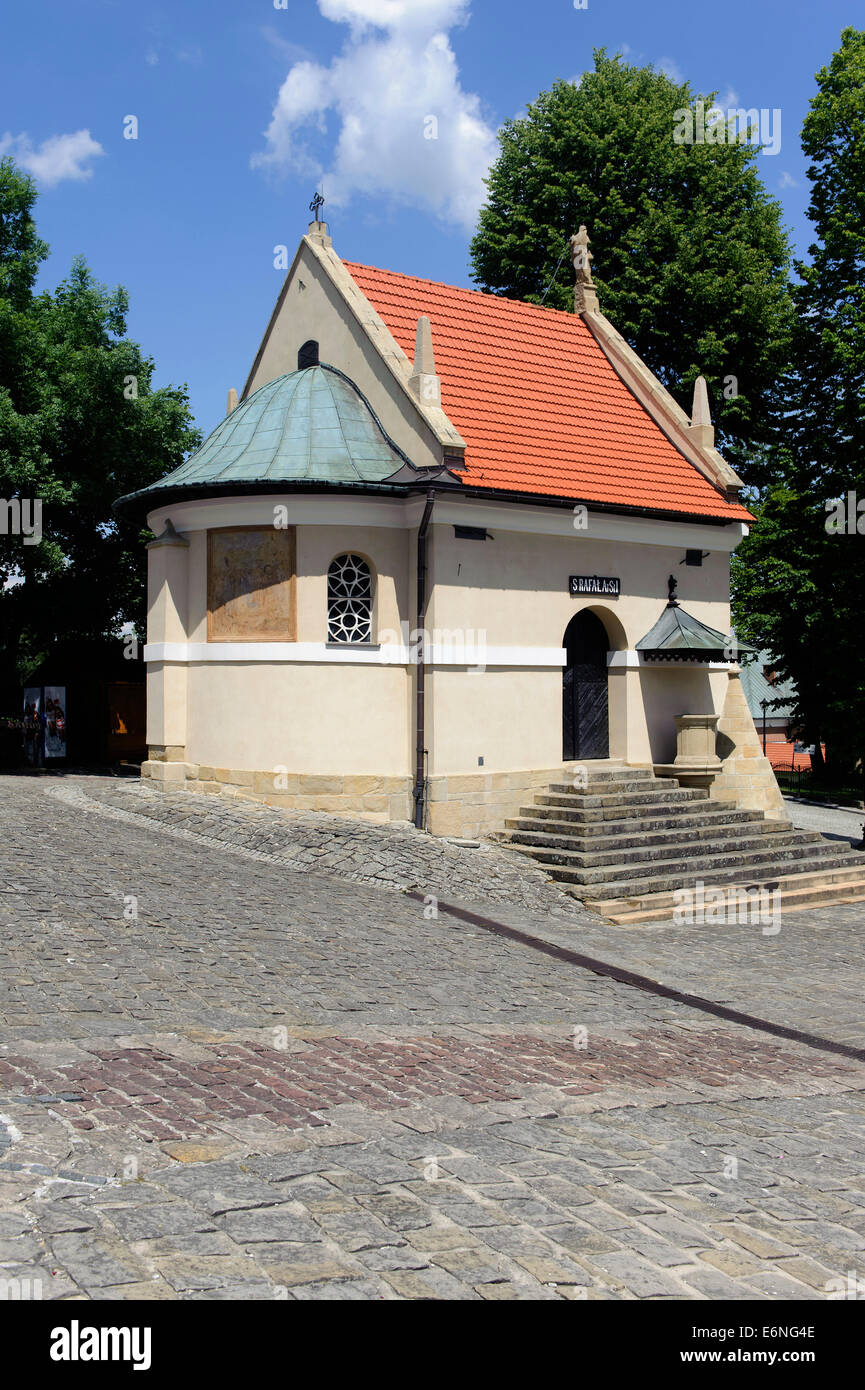 Chapel of the way of cross at the pilgrimage site  Kalwaria Zebrzydowska  in Poland, Europe, UNESCO heritage site Stock Photo