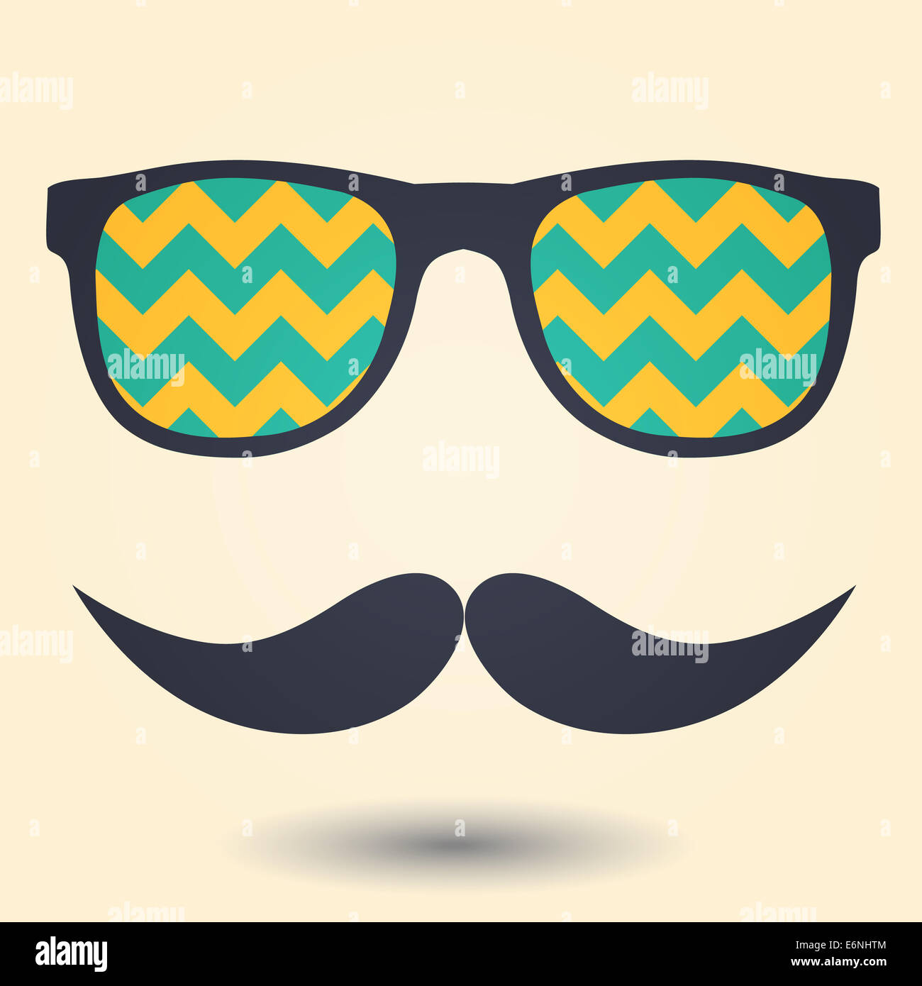 Moustache glasses mustache hi-res stock photography and images - Alamy