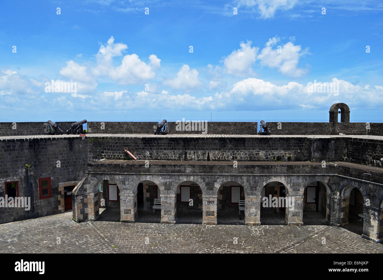 Brimstone Hill Fortress National Park, St Kitts Stock Photo