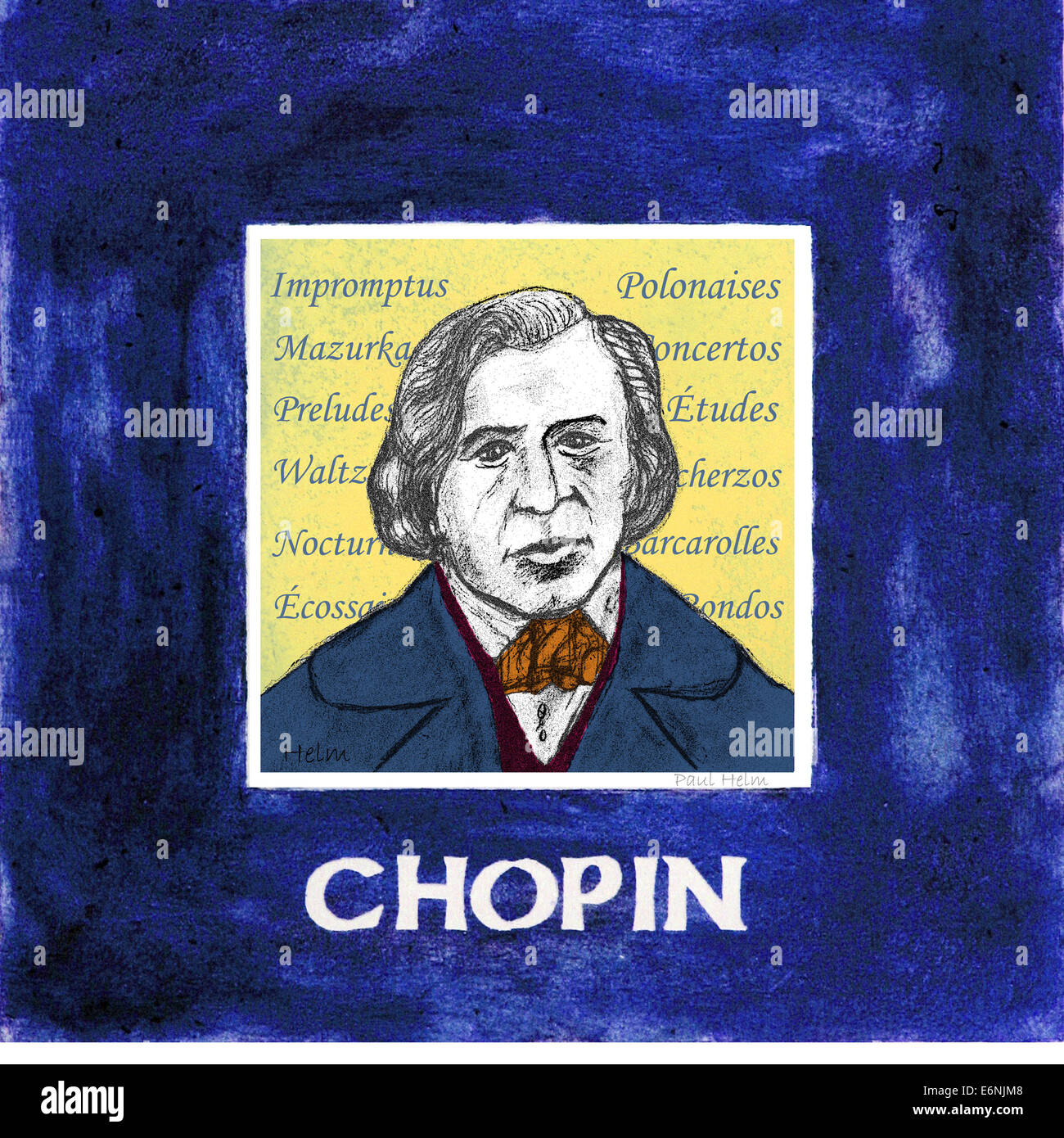 Frederic Chopin, 1810 1849, portrait Stock Photo Alamy