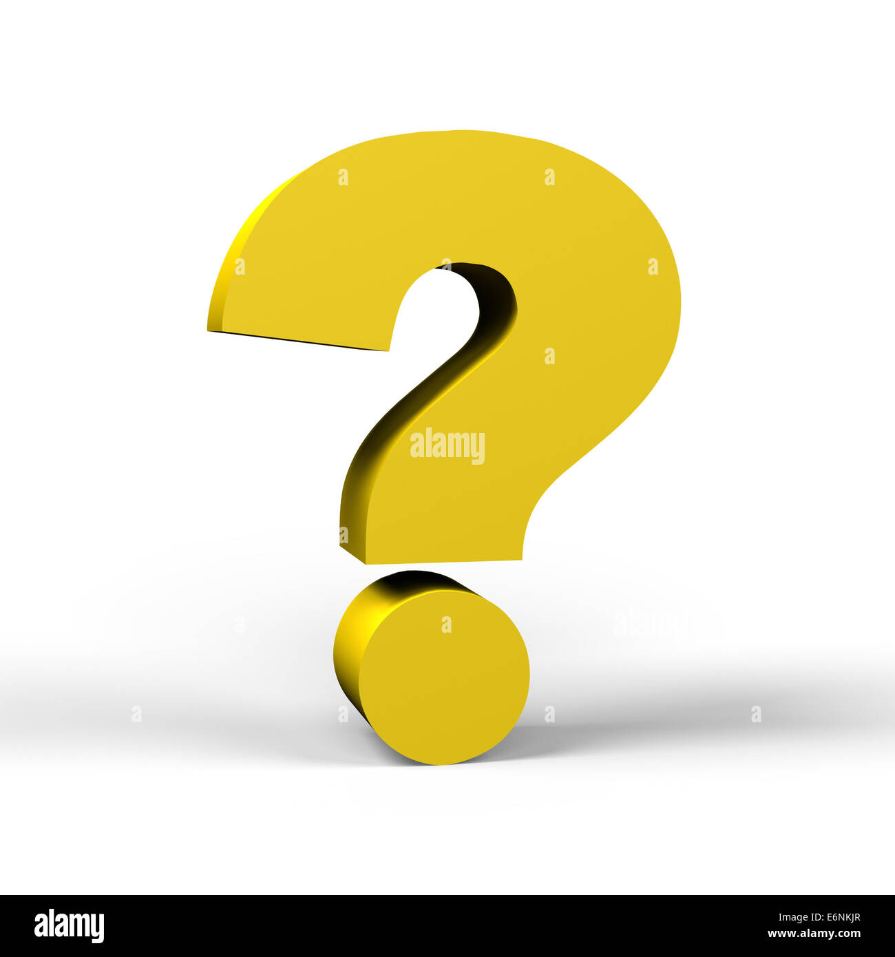 gold question mark symbol on a white background Stock Photo Alamy