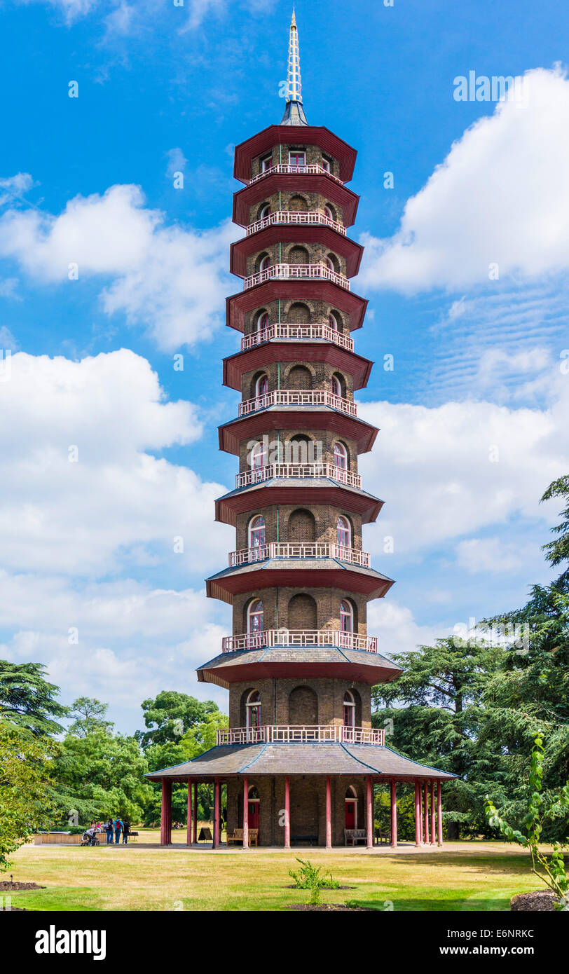 Kew Gardens Pagoda London England UK GB EU Europe Stock Photo