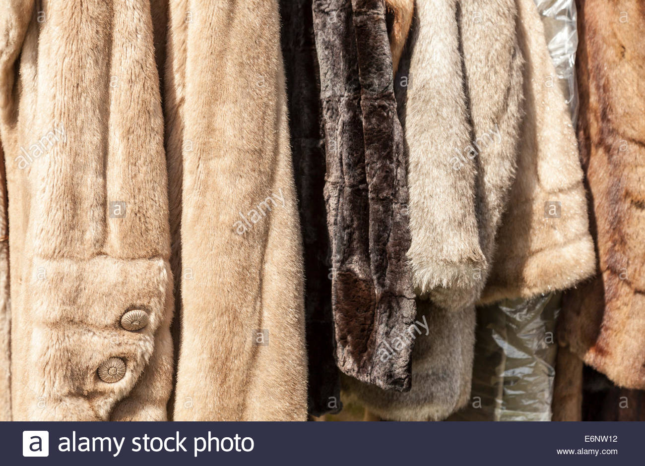 Coats Hanging High Resolution Stock Photography and Images - Alamy