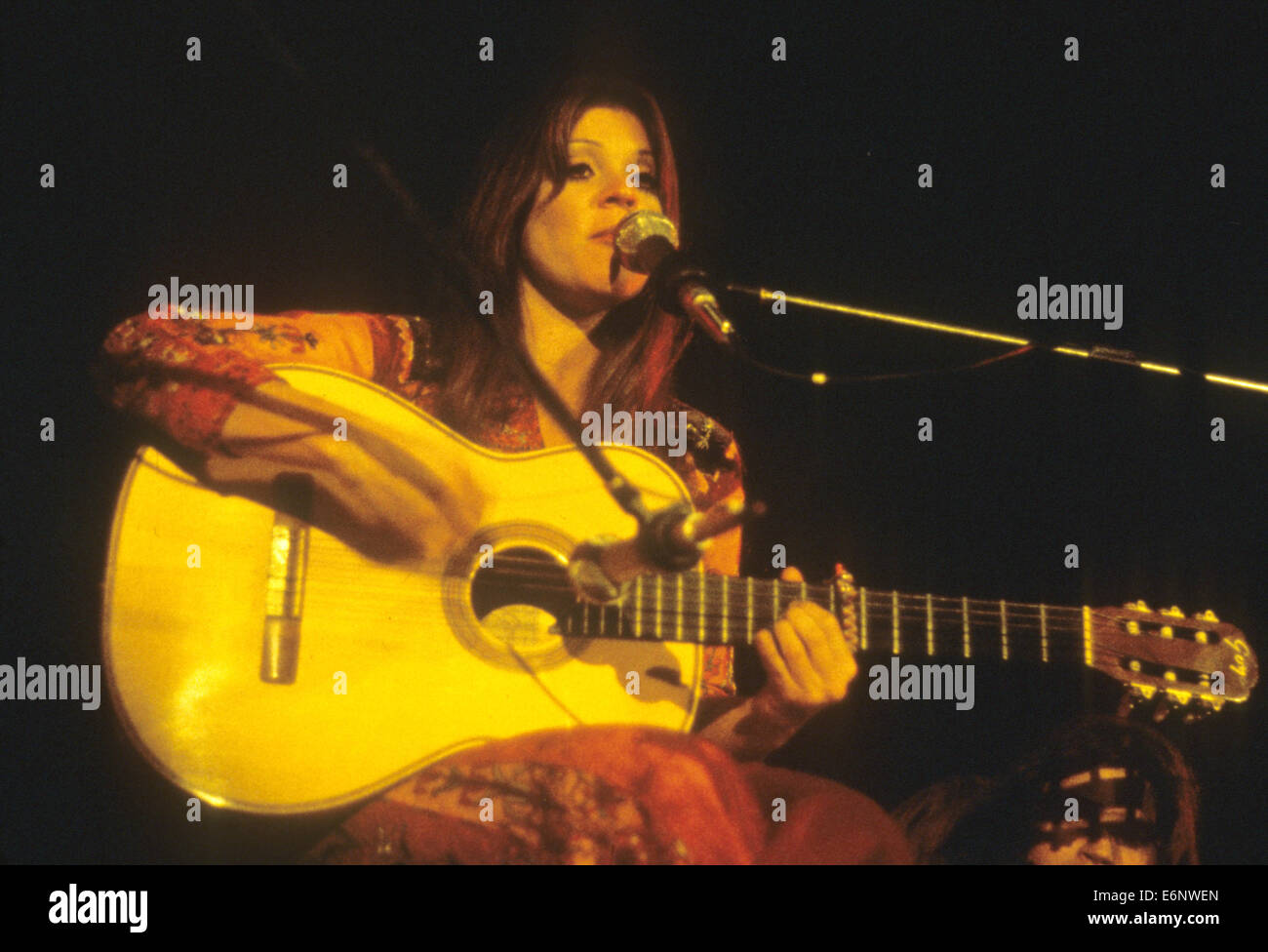 MELANIE SAFKA  US singer songwriter about  1972 Stock Photo