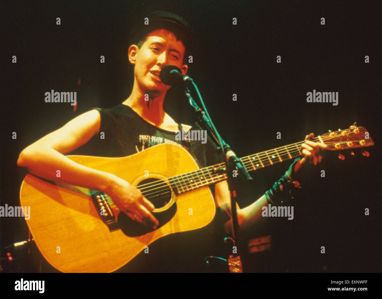 MICHELLE SHOCKED US singer-songwriter about 1989 Stock Photo - Alamy