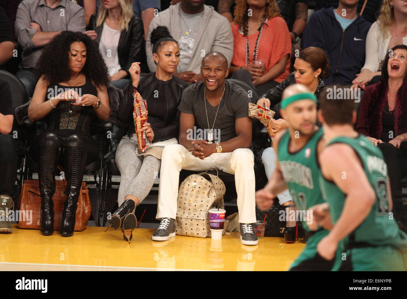 Floyd Mayweather Was Spotted At The Lakers Game With This Exotic