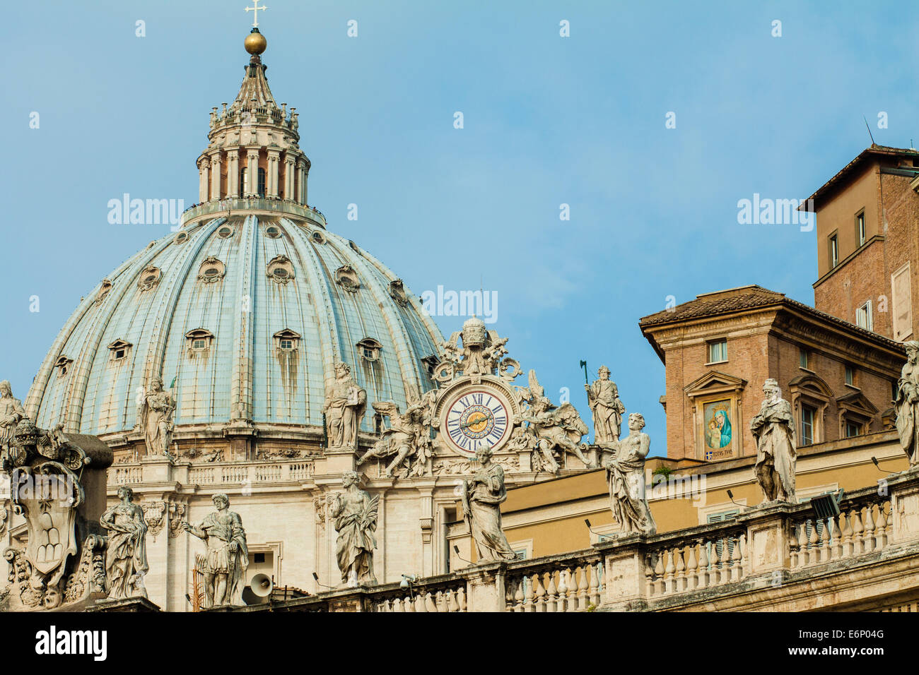 Dome in the Vatican, Rome Stock Photo - Alamy