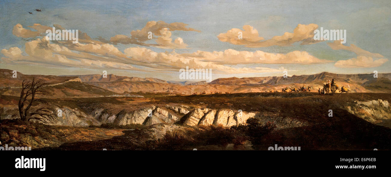 Paysage Landscape 1841 Prosper Joseph Gresy 1804 1874 France French Stock Photo Alamy