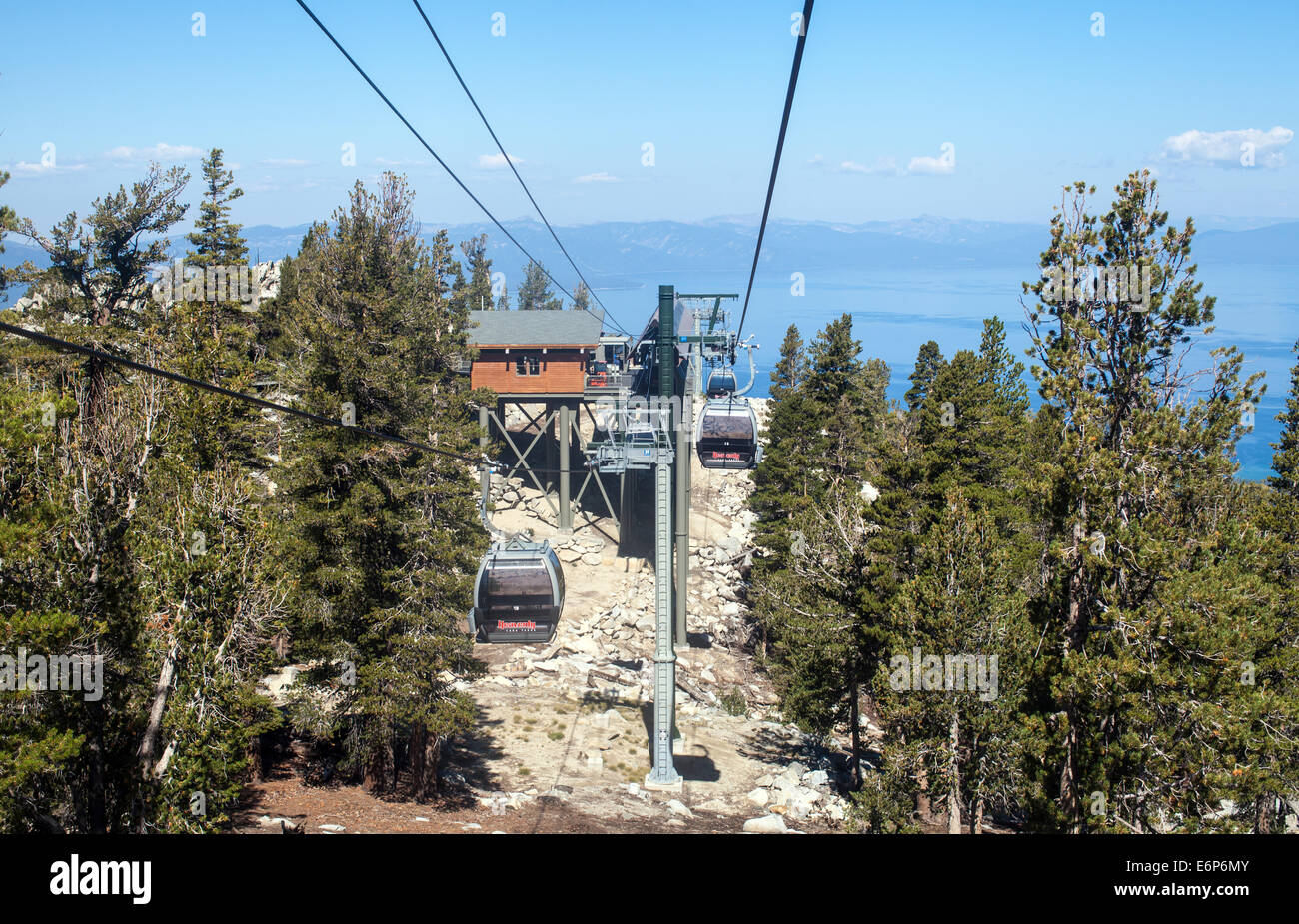 Lake tahoe and heavenly gondola hires stock photography and images Alamy