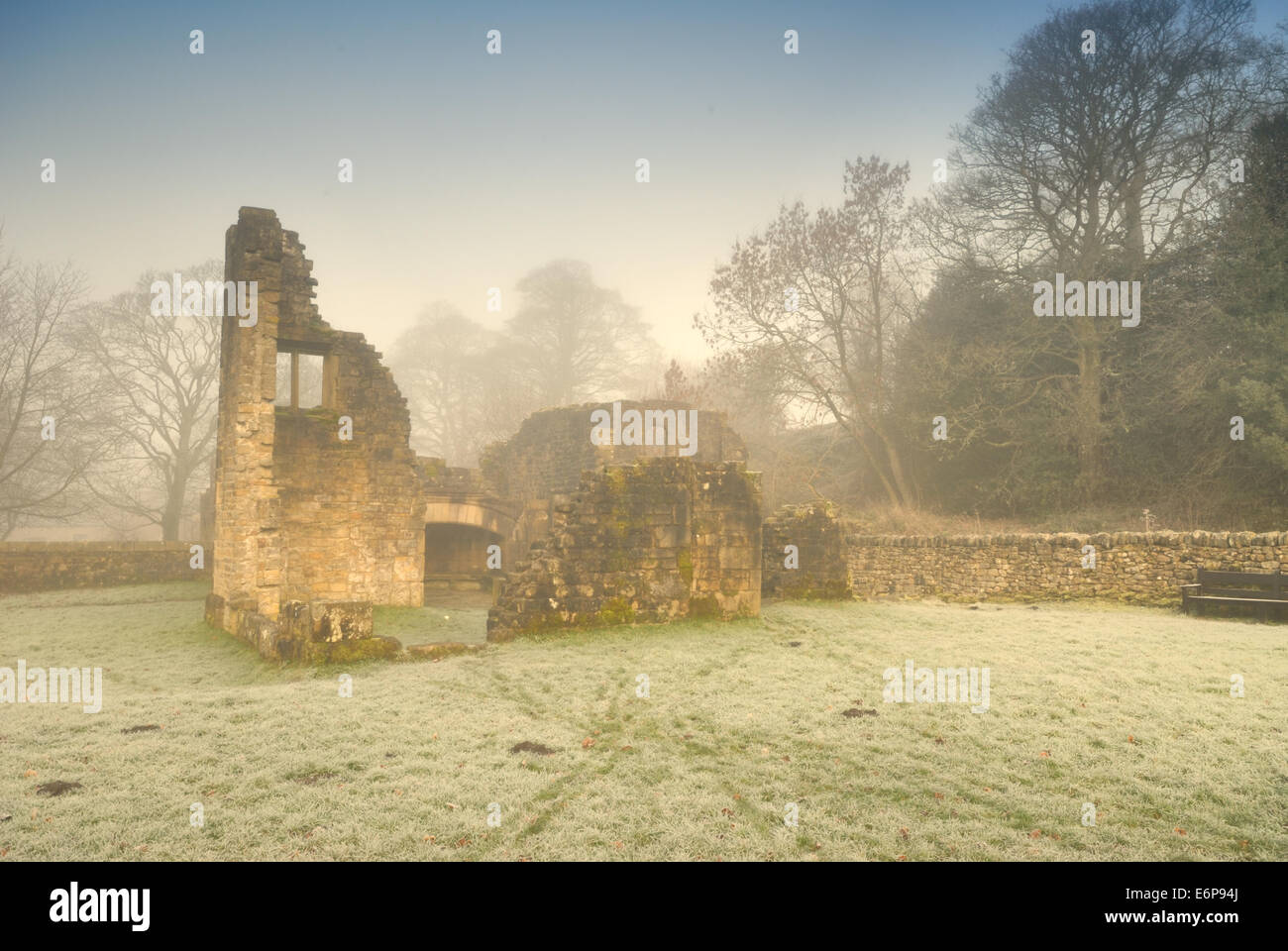 The Ruins of the Old Manor House Stock Photo - Alamy