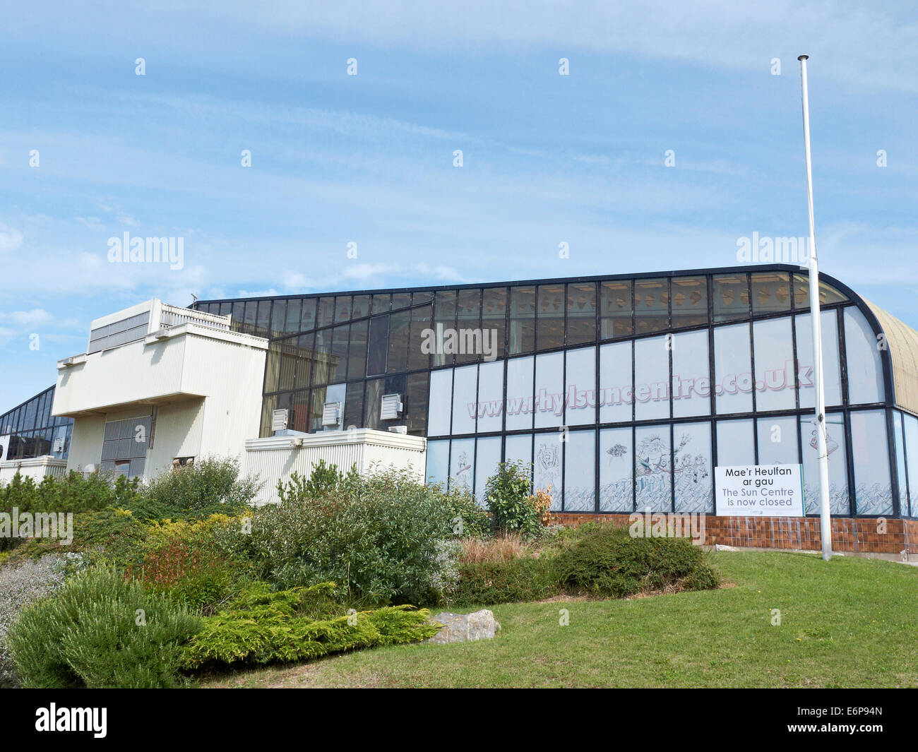 The closed down Sun Centre in Rhyl Wales UK Stock Photo